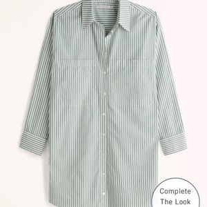 Abercrombie Relaxed Poplin Shirt Dress (Sold)
